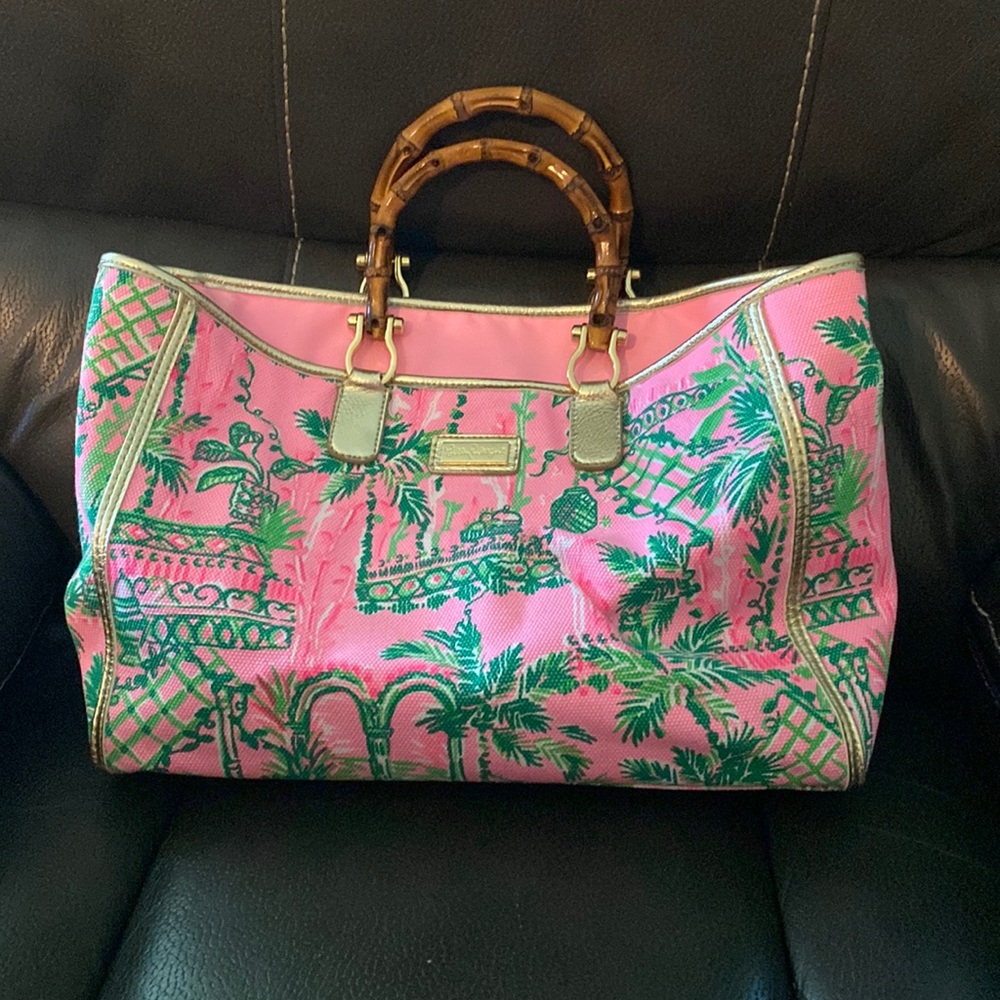 Pink and green summer purse!